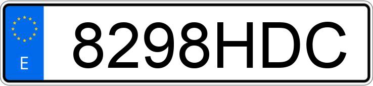 Numer rejestracyjny 8298HDC posiada RENAULT CLIO