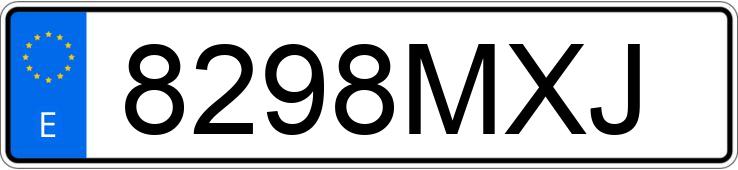 Numer rejestracyjny 8298MXJ posiada CUPRA LEON Numer rejestracyjny 8298MXJ posiada CUPRA LEON