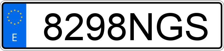 Numer rejestracyjny 8298NGS posiada VOLKSWAGEN TOURAN Numer rejestracyjny 8298NGS posiada VOLKSWAGEN TOURAN