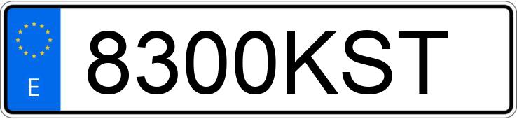 Numer rejestracyjny 8300KST posiada MERCEDES V (638-639-447) Numer rejestracyjny 8300KST posiada MERCEDES V (638-639-447)
