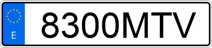 Numer rejestracyjny 8300MTV posiada HYUNDAI I20