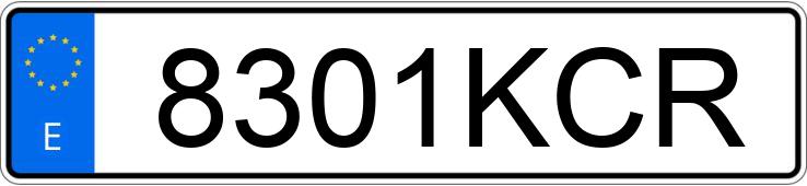 Numer rejestracyjny 8301KCR posiada BMW SERIE 1