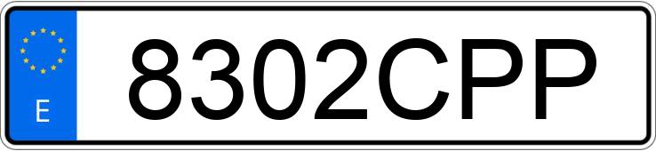 Numer rejestracyjny 8302CPP posiada TOYOTA LAND CRUISER