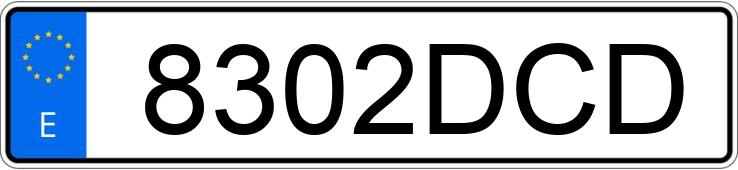 Numer rejestracyjny 8302DCD posiada NISSAN TERRANO