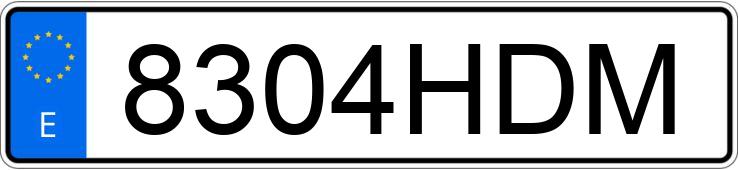 Numer rejestracyjny 8304HDM posiada SEAT LEON Numer rejestracyjny 8304HDM posiada SEAT LEON