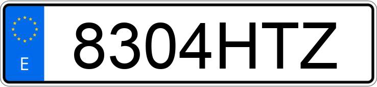 Numer rejestracyjny 8304HTZ posiada RENAULT CLIO Numer rejestracyjny 8304HTZ posiada RENAULT CLIO