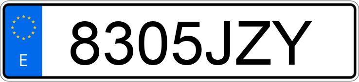 Numer rejestracyjny 8305JZY posiada VOLVO S60 Numer rejestracyjny 8305JZY posiada VOLVO S60