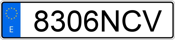 Numer rejestracyjny 8306NCV posiada AUDI Q5