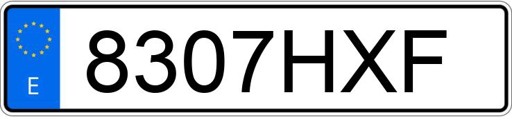 Numer rejestracyjny 8307HXF posiada MERCEDES C (205)