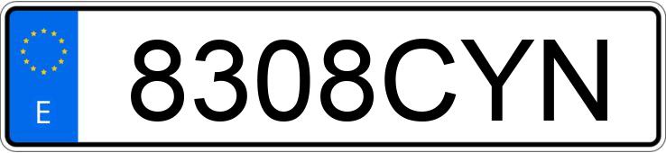 Numer rejestracyjny 8308CYN posiada FORD MONDEO 2.0 TDCI 115 FUTURA