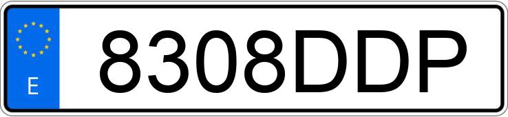Numer rejestracyjny 8308DDP posiada ALFA ROMEO 147
