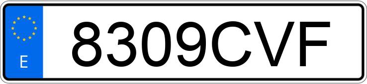 Numer rejestracyjny 8309CVF posiada VOLVO S60