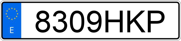 Numer rejestracyjny 8309HKP posiada RENAULT CLIO