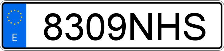 Numer rejestracyjny 8309NHS posiada PEUGEOT 2008
