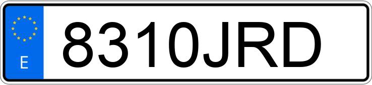 Numer rejestracyjny 8310JRD posiada RENAULT CAPTUR