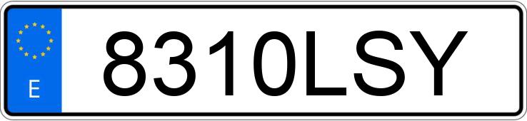 Numer rejestracyjny 8310LSY posiada RENAULT MEGANE