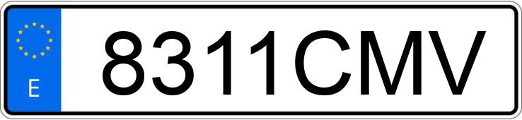 Numer rejestracyjny 8311CMV posiada TOYOTA COROLLA Numer rejestracyjny 8311CMV posiada TOYOTA COROLLA