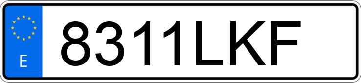 Numer rejestracyjny 8311LKF posiada VOLKSWAGEN T-ROC