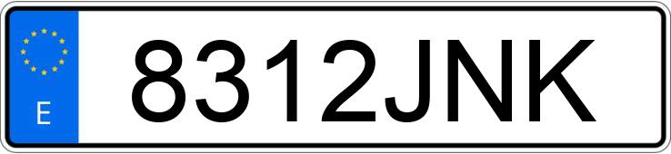 Numer rejestracyjny 8312JNK posiada RENAULT MEGANE Numer rejestracyjny 8312JNK posiada RENAULT MEGANE