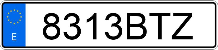 Numer rejestracyjny 8313BTZ posiada BMW SERIE 3 Numer rejestracyjny 8313BTZ posiada BMW SERIE 3