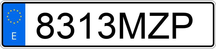 Numer rejestracyjny 8313MZP posiada HYUNDAI TUCSON