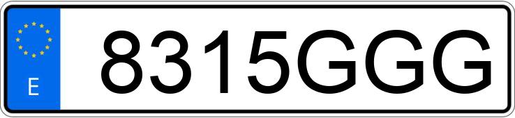 Numer rejestracyjny 8315GGG posiada AUDI A4