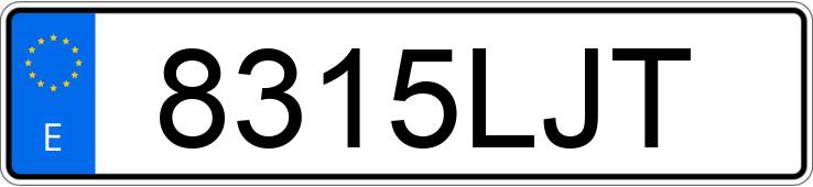 Numer rejestracyjny 8315LJT posiada TRIUMPH SPEED TRIPLE Numer rejestracyjny 8315LJT posiada TRIUMPH SPEED TRIPLE