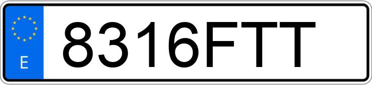 Numer rejestracyjny 8316FTT posiada FORD FOCUS Numer rejestracyjny 8316FTT posiada FORD FOCUS