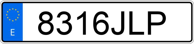 Numer rejestracyjny 8316JLP posiada VOLKSWAGEN GOLF SPORTSVAN