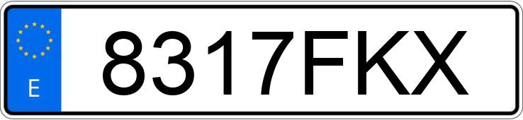 Numer rejestracyjny 8317FKX posiada PEUGEOT 207 X-LINE 1.4 HDI