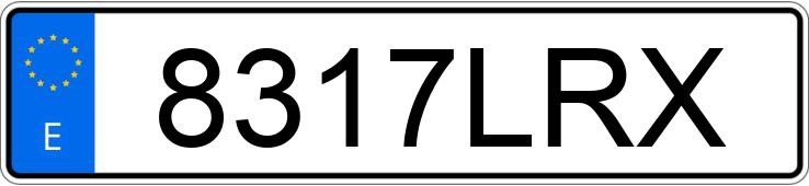 Numer rejestracyjny 8317LRX posiada VOLKSWAGEN PASSAT