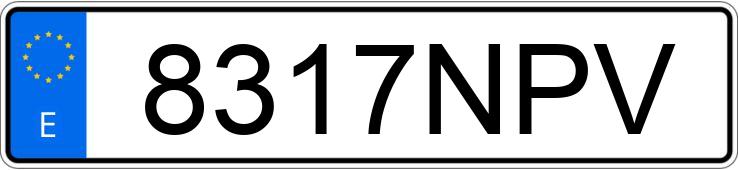 Numer rejestracyjny 8317NPV posiada ALPINE A290