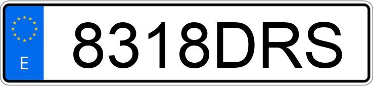 Numer rejestracyjny 8318DRS posiada CITROEN C4