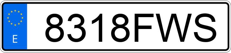 Numer rejestracyjny 8318FWS posiada SUZUKI GRAND VITARA