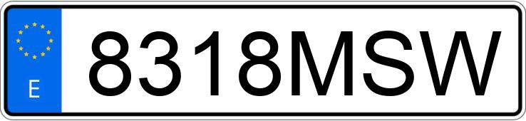 Numer rejestracyjny 8318MSW posiada BMW SERIE 4 Numer rejestracyjny 8318MSW posiada BMW SERIE 4