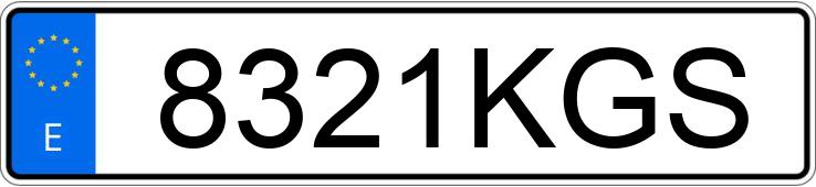 Numer rejestracyjny 8321KGS posiada VOLVO B 13 Numer rejestracyjny 8321KGS posiada VOLVO B 13