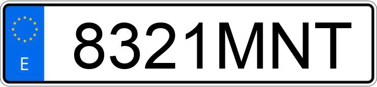 Numer rejestracyjny 8321MNT posiada TOYOTA YARIS Numer rejestracyjny 8321MNT posiada TOYOTA YARIS