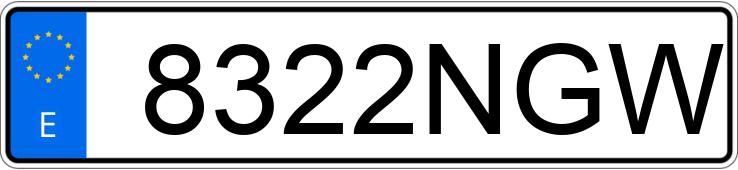 Numer rejestracyjny 8322NGW posiada TOYOTA YARIS CROSS