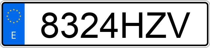 Numer rejestracyjny 8324HZV posiada CITROEN BERLINGO Numer rejestracyjny 8324HZV posiada CITROEN BERLINGO