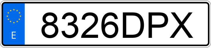 Numer rejestracyjny 8326DPX posiada MITSUBISHI MONTERO Numer rejestracyjny 8326DPX posiada MITSUBISHI MONTERO