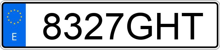 Numer rejestracyjny 8327GHT posiada CITROEN C4 Numer rejestracyjny 8327GHT posiada CITROEN C4