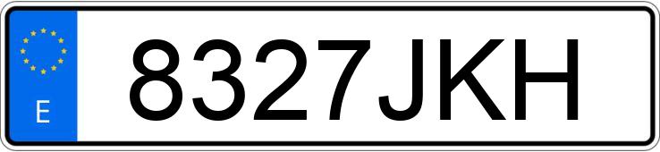 Numer rejestracyjny 8327JKH posiada MERCEDES E (212-207)