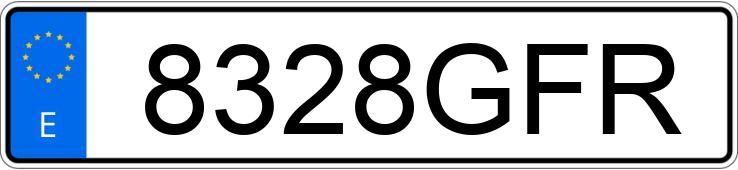 Numer rejestracyjny 8328GFR posiada PEUGEOT 308 Numer rejestracyjny 8328GFR posiada PEUGEOT 308