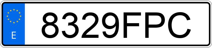 Numer rejestracyjny 8329FPC posiada NISSAN MICRA