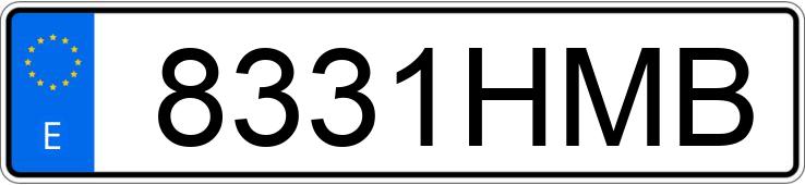 Numer rejestracyjny 8331HMB posiada CITROEN C4