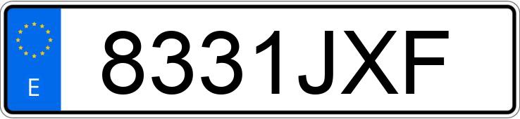 Numer rejestracyjny 8331JXF posiada JEEP RENEGADE