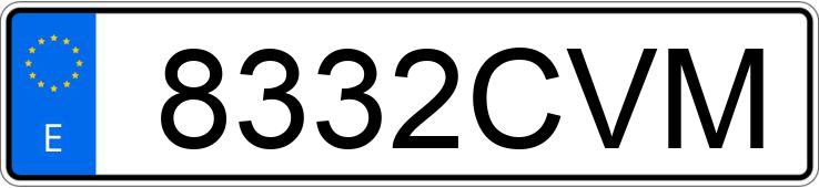 Numer rejestracyjny 8332CVM posiada CITROEN XSARA Numer rejestracyjny 8332CVM posiada CITROEN XSARA