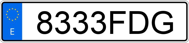 Numer rejestracyjny 8333FDG posiada RENAULT MEGANE