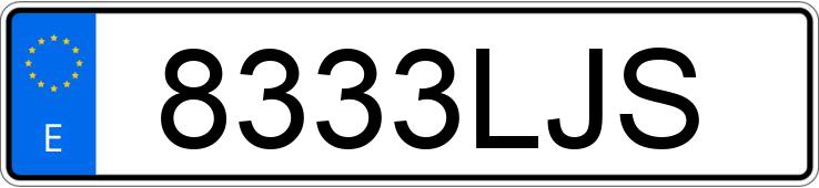 Numer rejestracyjny 8333LJS posiada SEAT LEON Numer rejestracyjny 8333LJS posiada SEAT LEON