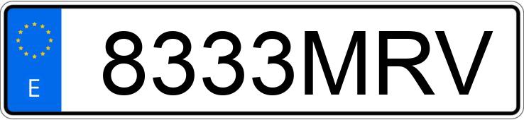 Numer rejestracyjny 8333MRV posiada CITROEN E-C4 X